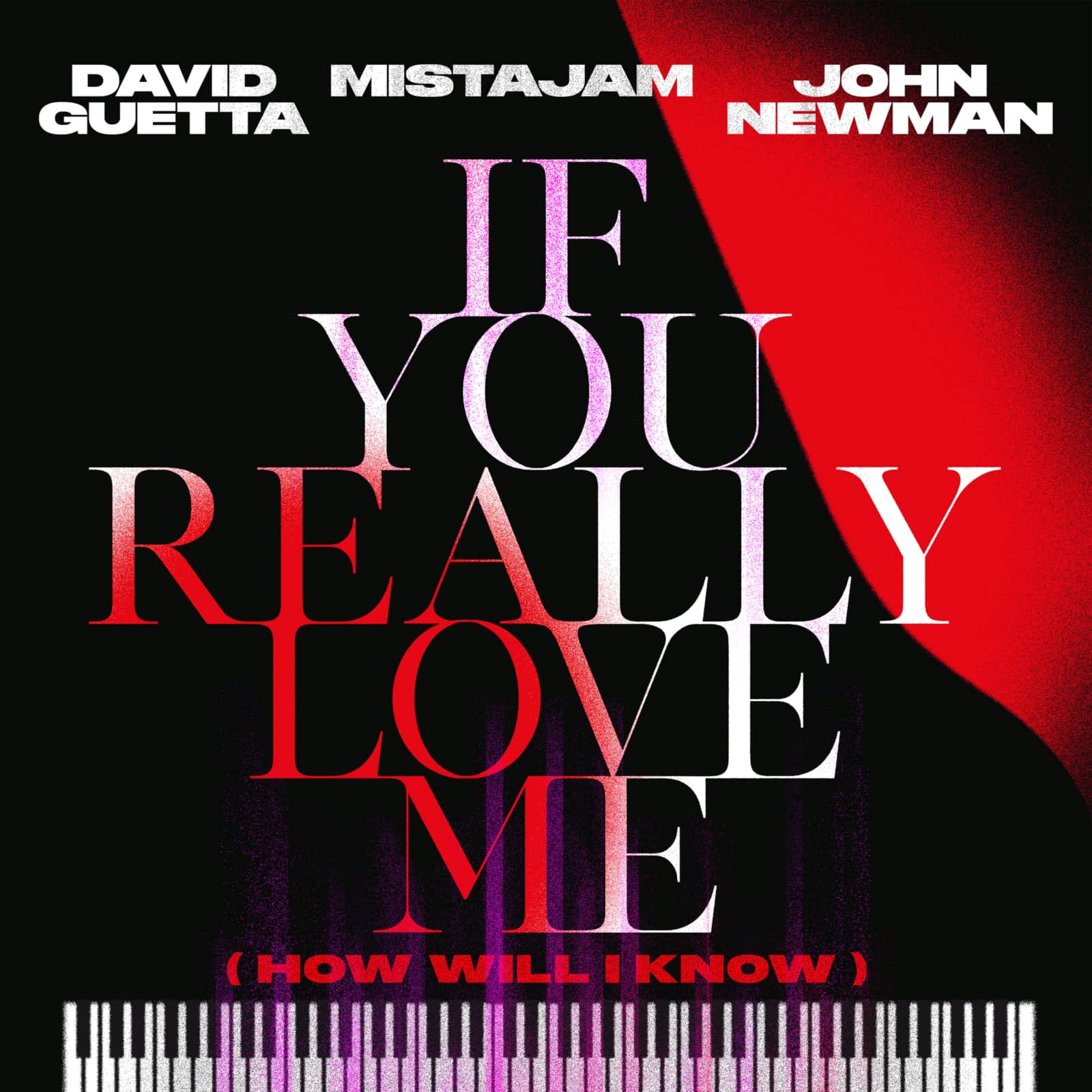 David Guetta; MistaJam; John Newman — If You Really Love Me (How Will I Know)