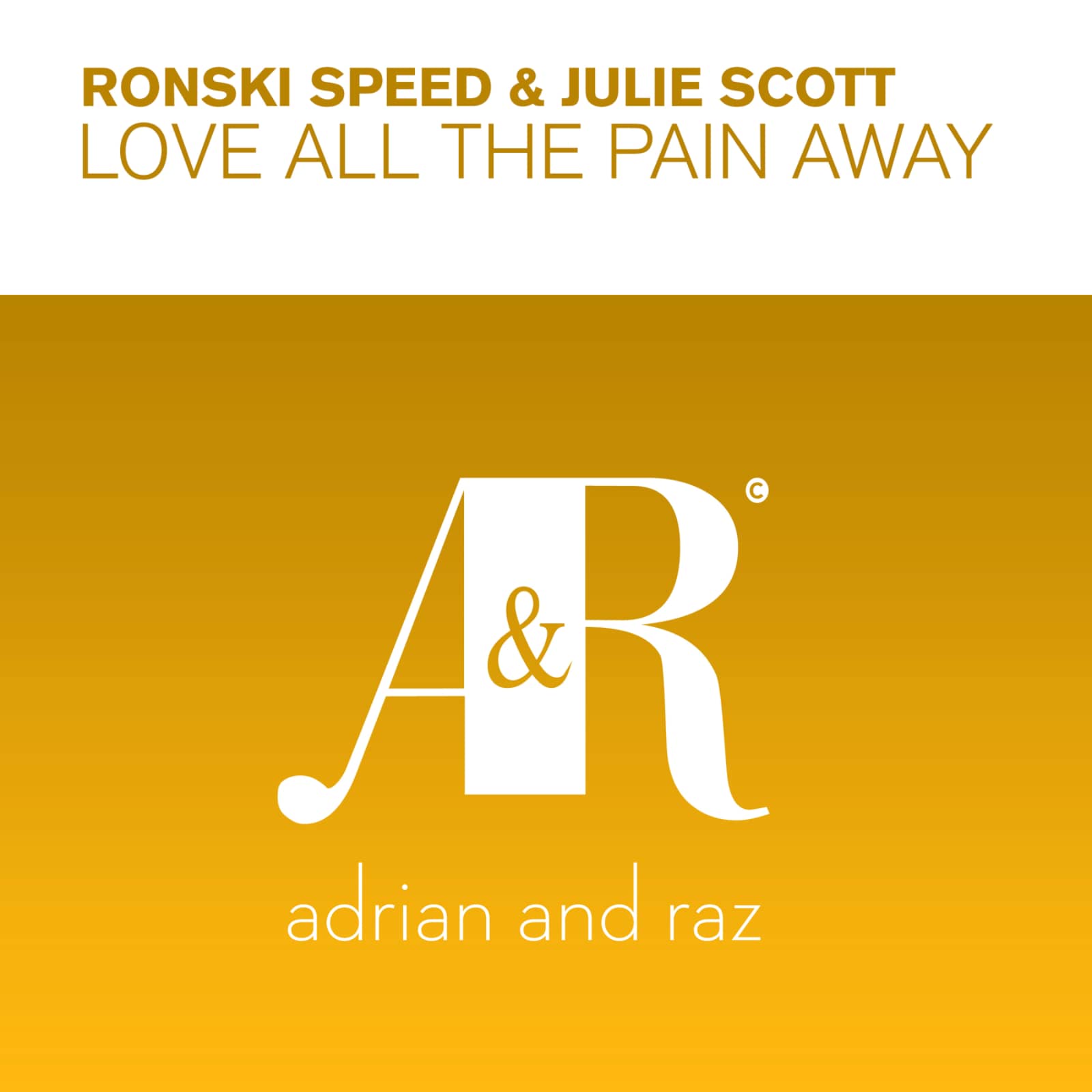 Ronski Speed, Julie Scott — Love All The Pain Away