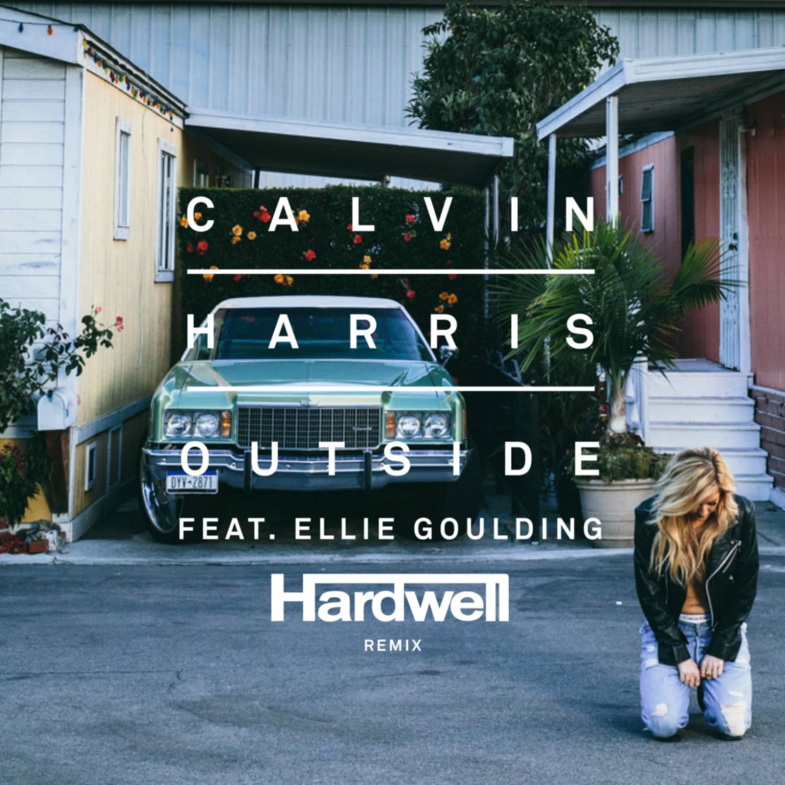 Calvin Harris feat. Ellie Goulding — Outside (Hardwell Remix) LIVE