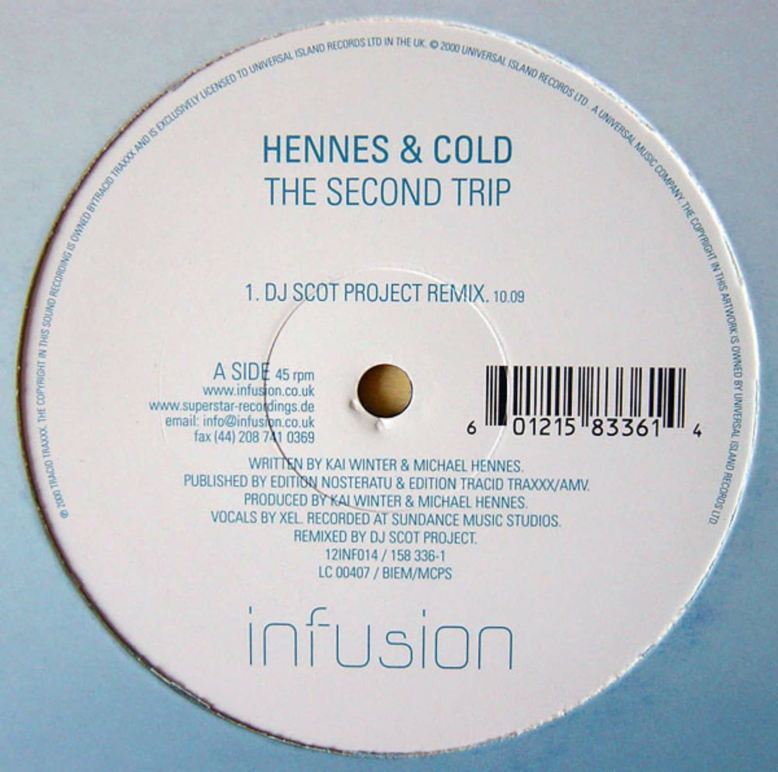 Hennes & Cold — The Second Trip (DJ Scot radio edit)
