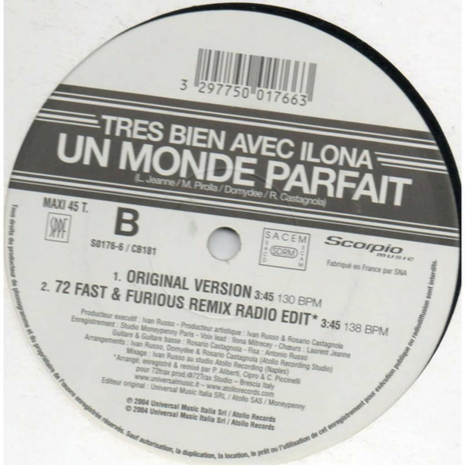 Tres Bien — Un Monde Parfait (72 Fast & Furious Remix Radio Edit)