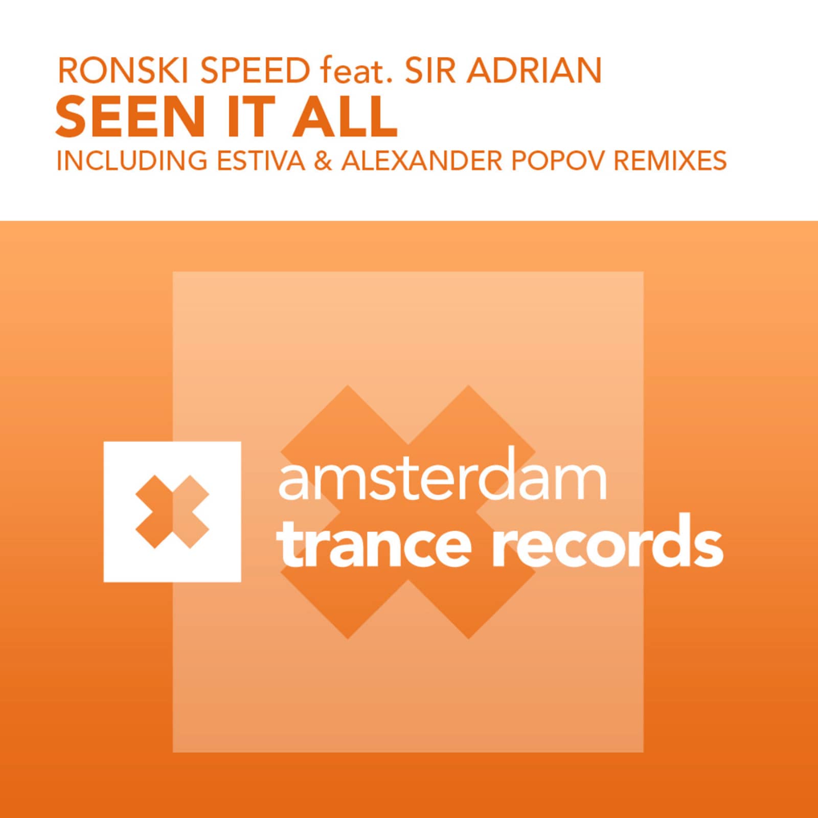 Ronski Speed, Sir Adrian — Seen It All (Estiva Radio Mix)