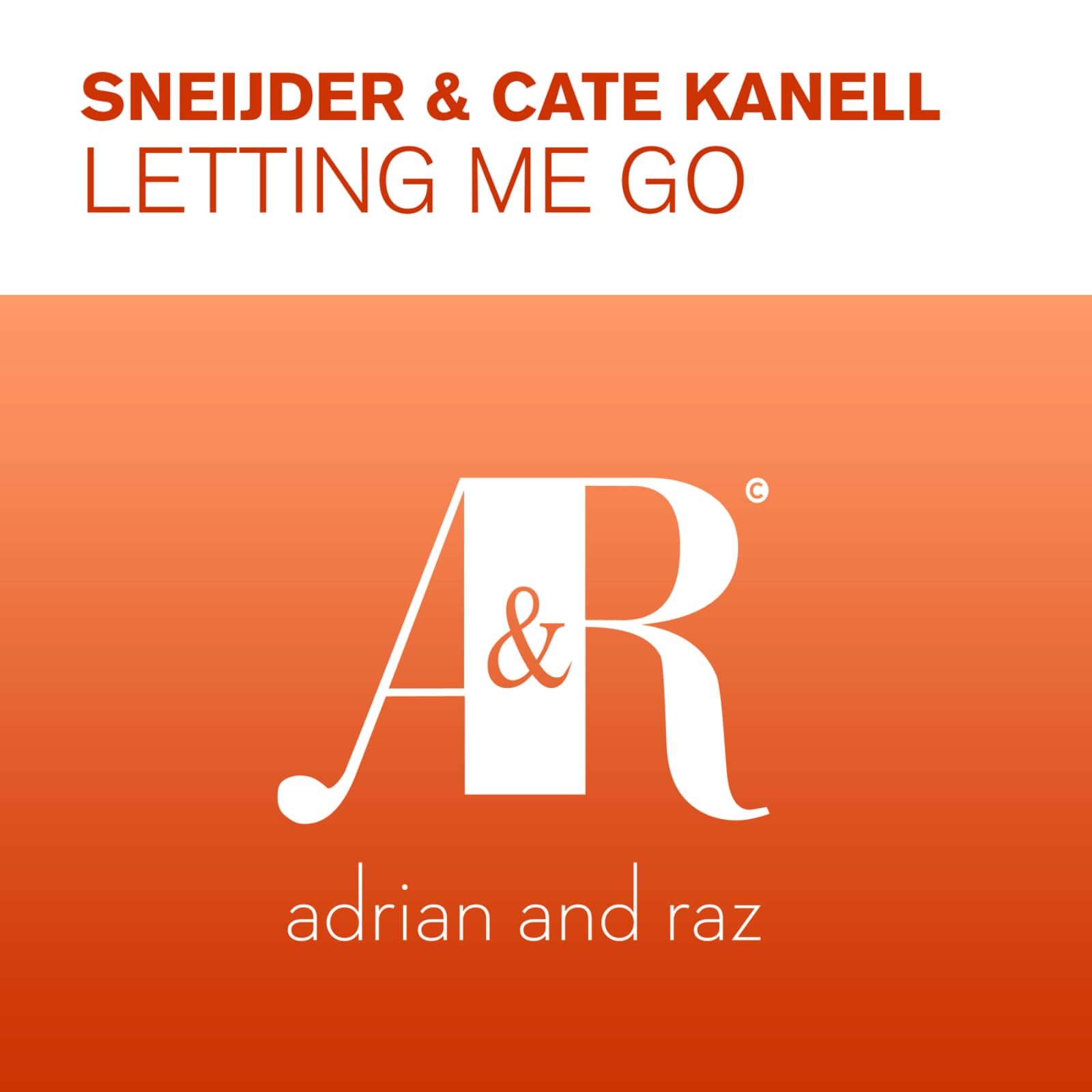 Sneijder & Cate Kanell — Letting Me Go (Radio Edit)