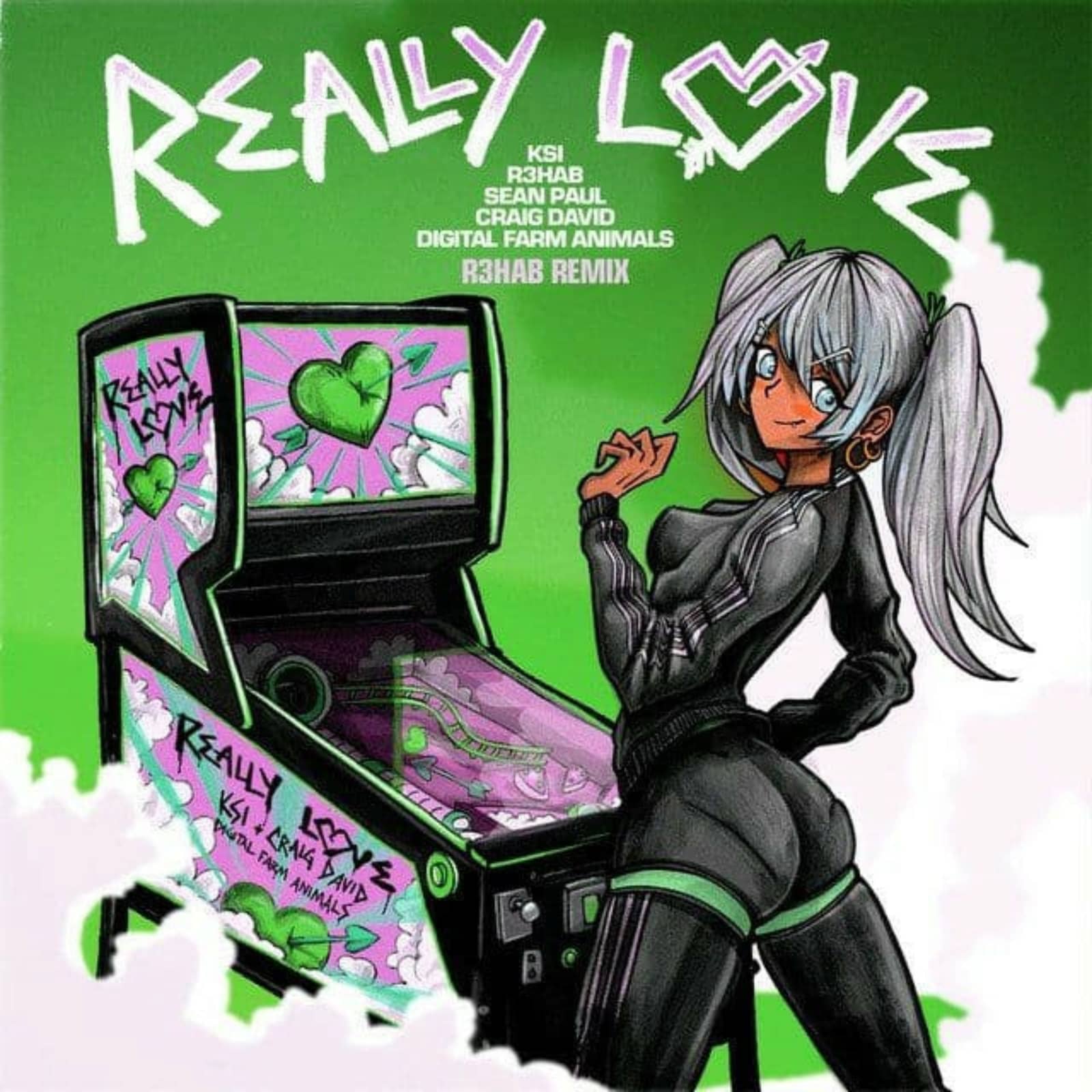 KSI feat. R3HAB, Sean Paul, Craig David & Digital Farm Animals — Really Love (R3HAB Remix)