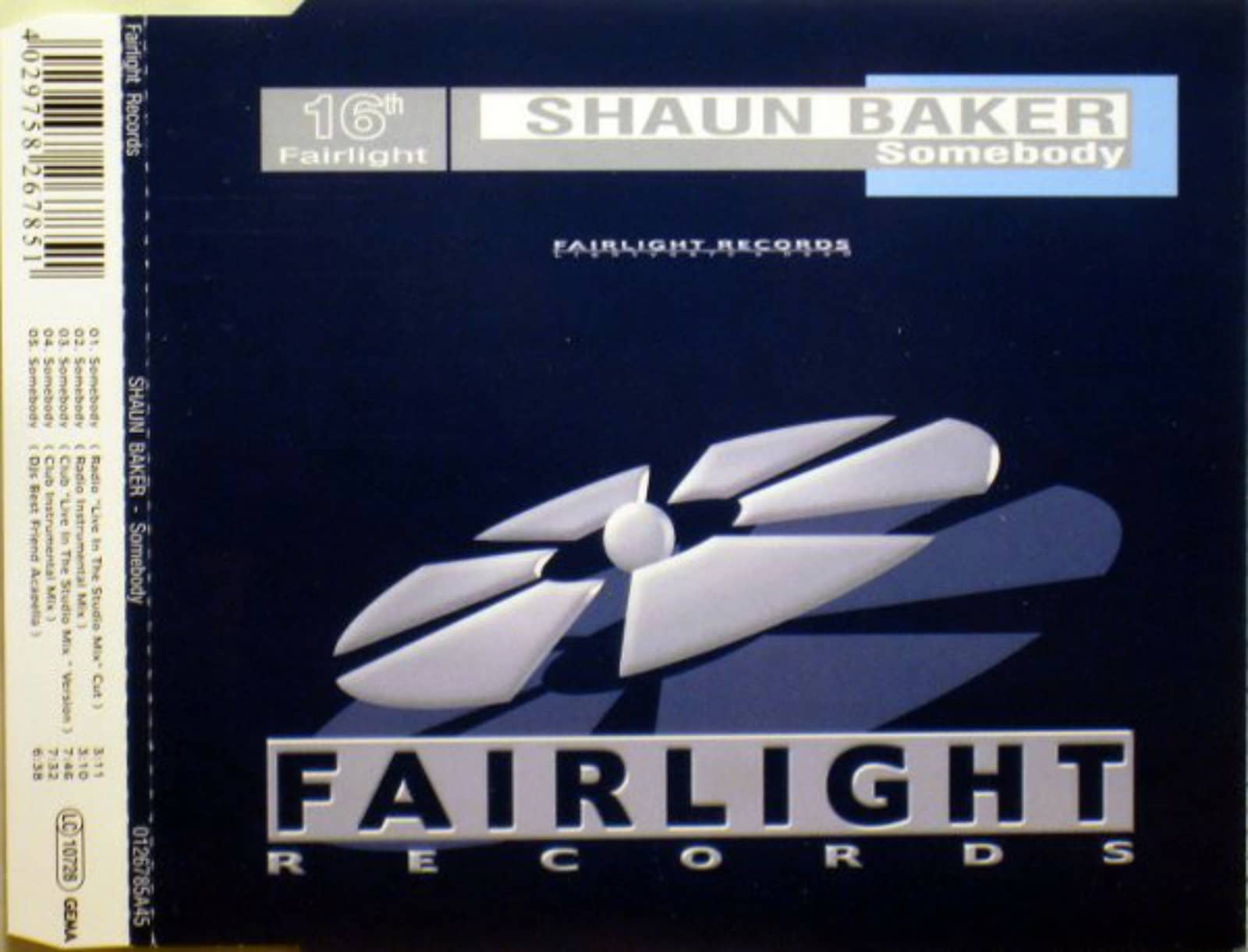 Shaun Baker — Somebody (Radio Instrumental Mix)