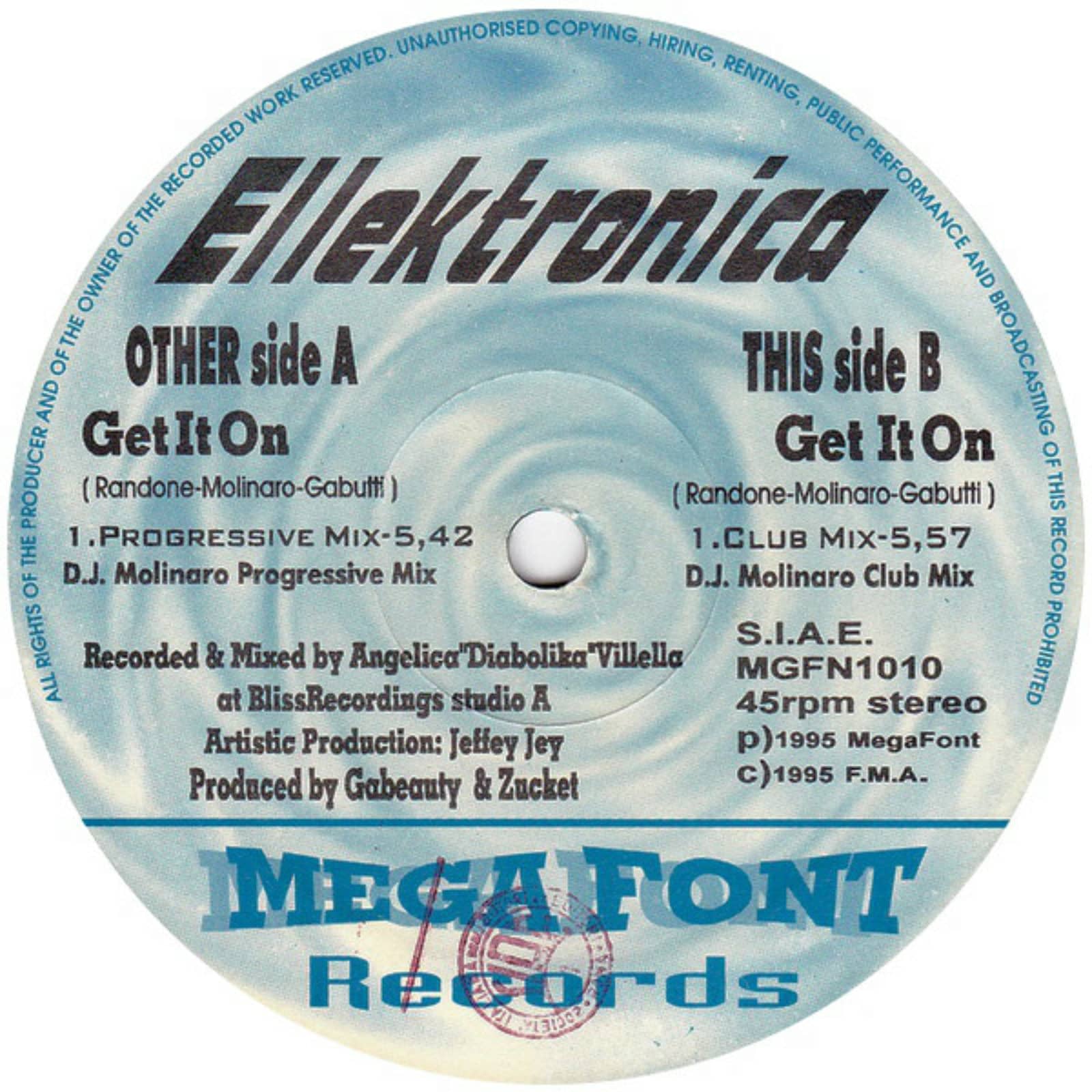Ellektronica — Get It On (D.J. Molinaro Club Mix)
