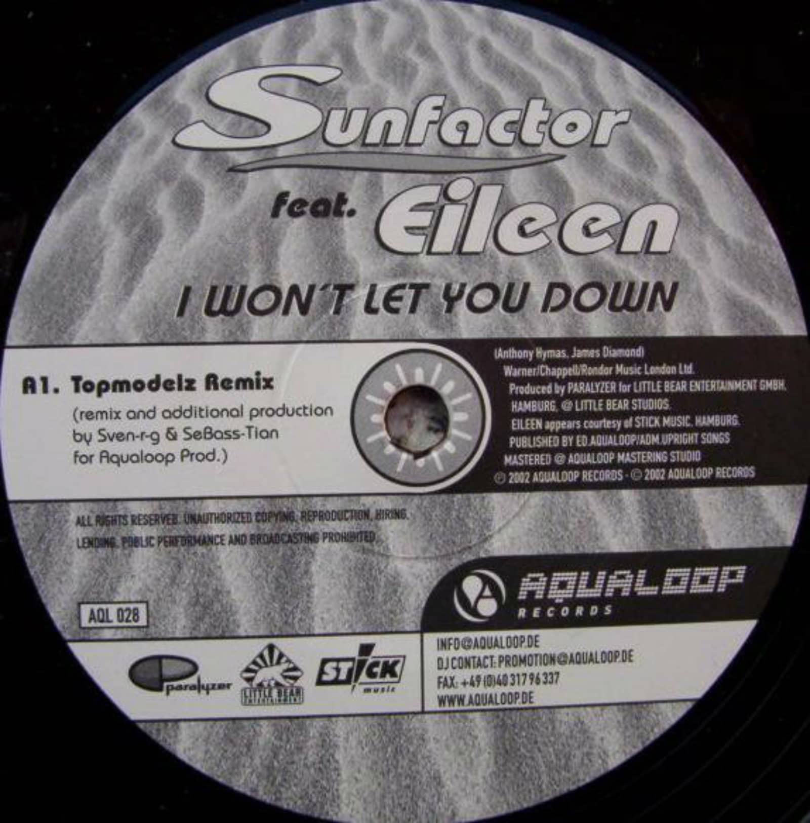 Sunfactor feat. Eileen — I Won't Let You Down (Topmodelz remix)