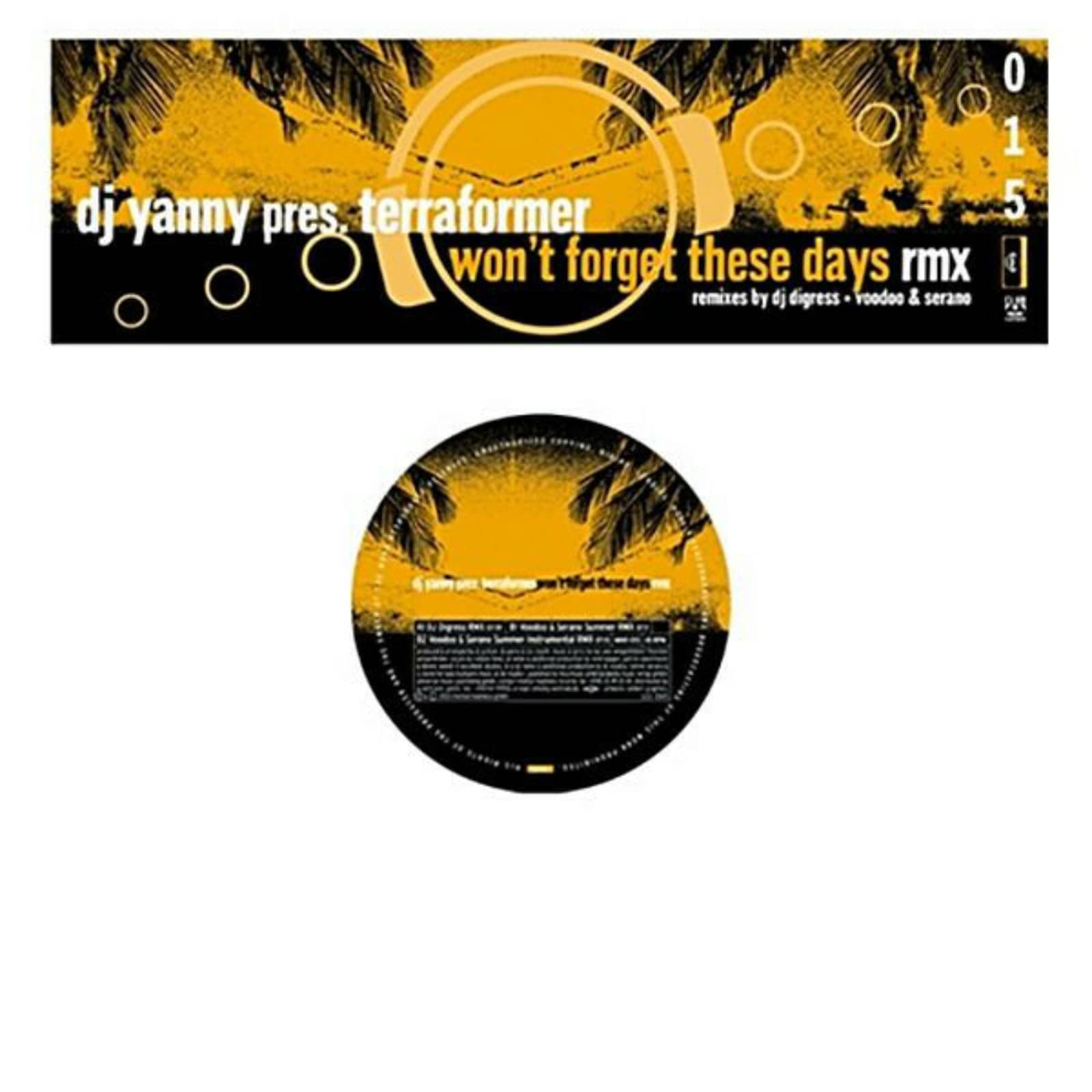 DJ Yanny Pres. Terraformer — Won't Forget These Days (DJ Digress Radio Edit)