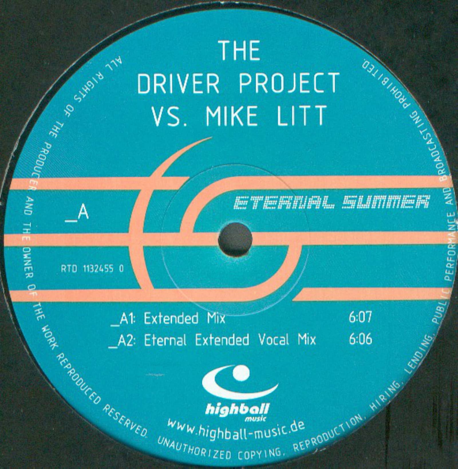 The Driver Project vs. Mike Litt — Eternal Summer (Central Seven remix - edit)