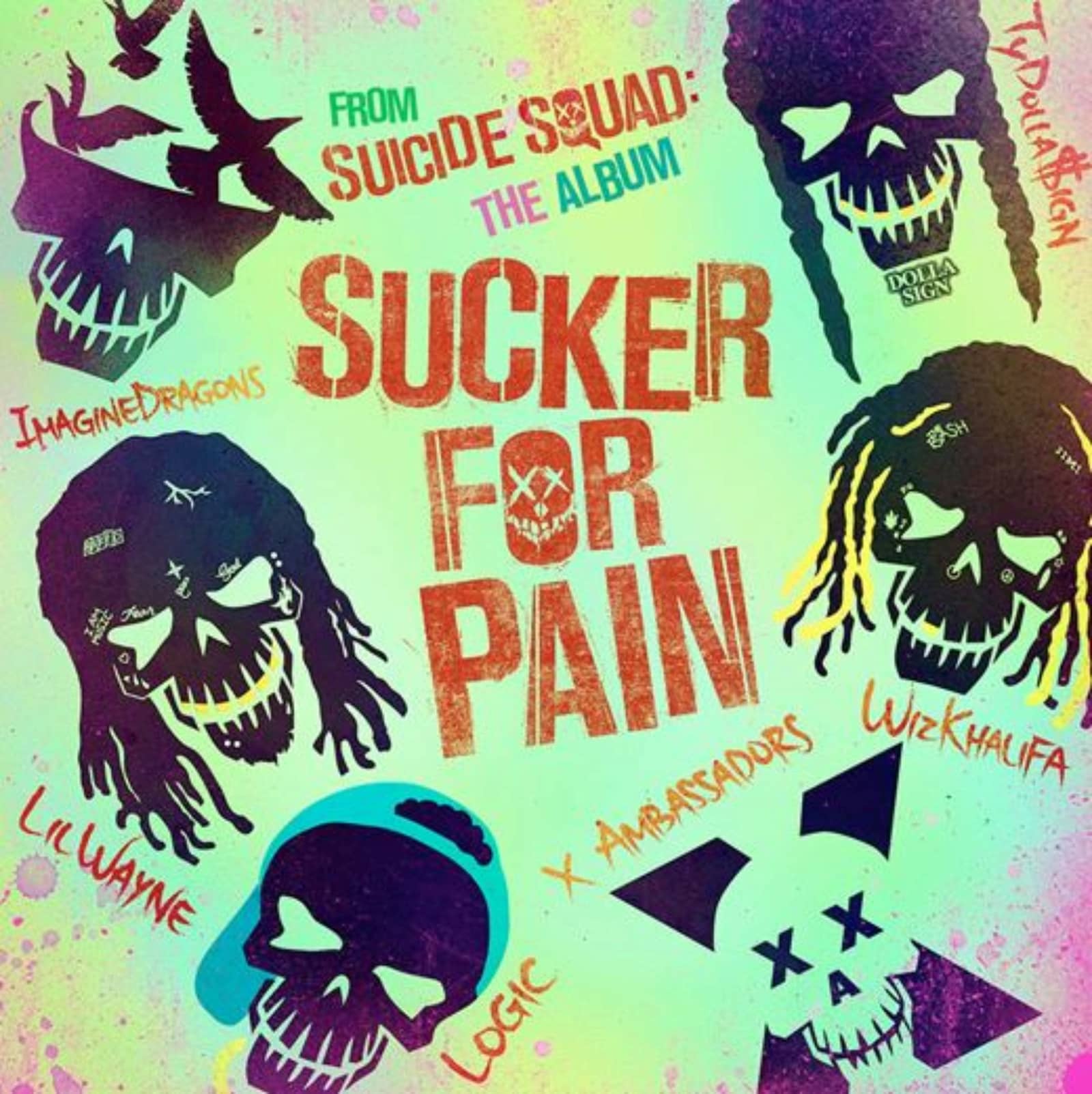 Lil Wayne Wiz Khalifa Imagine Dragons X Ambassadors Ty Dolla $ign — Sucker for Pain