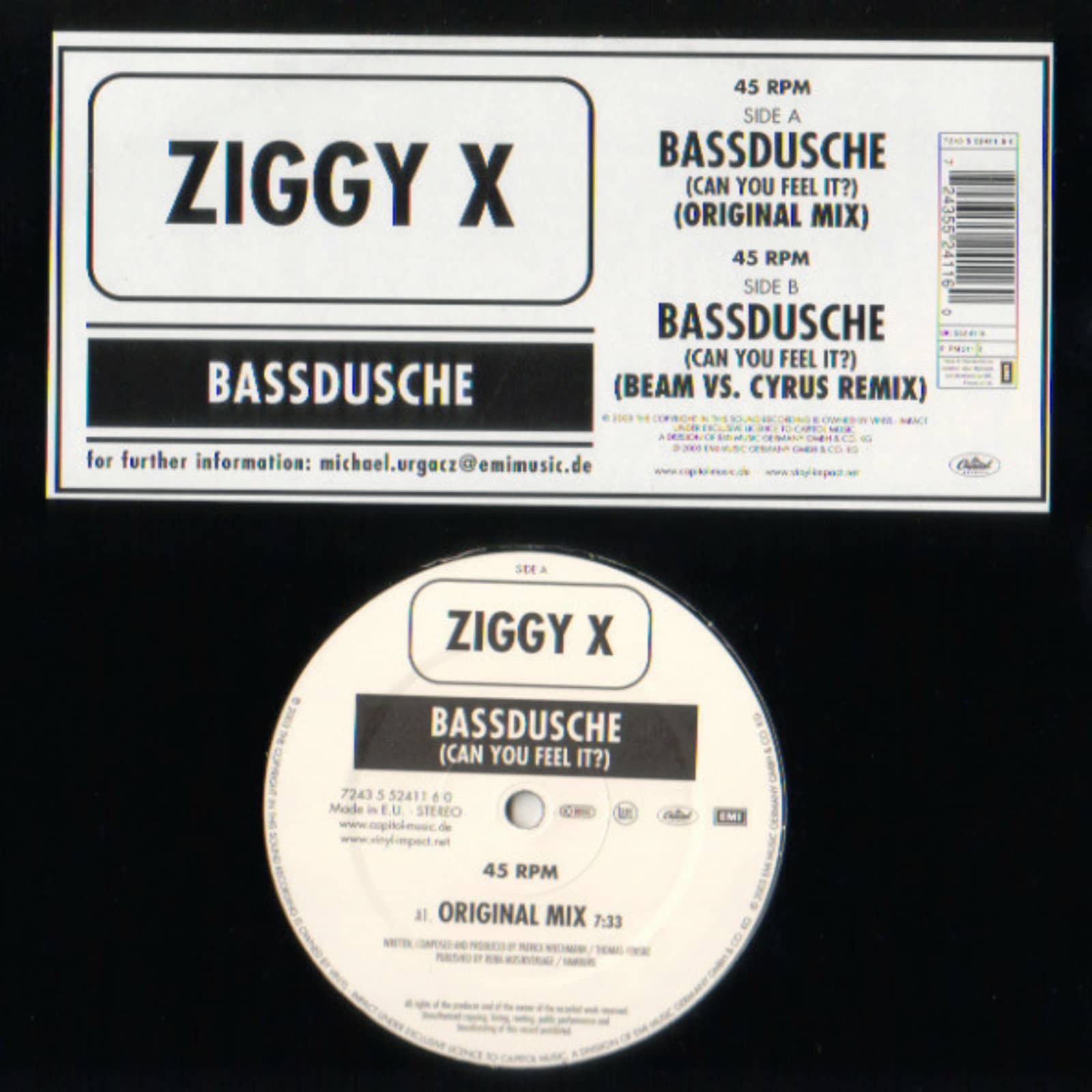 Ziggy X — Bassdusche (Can You Feel It?)