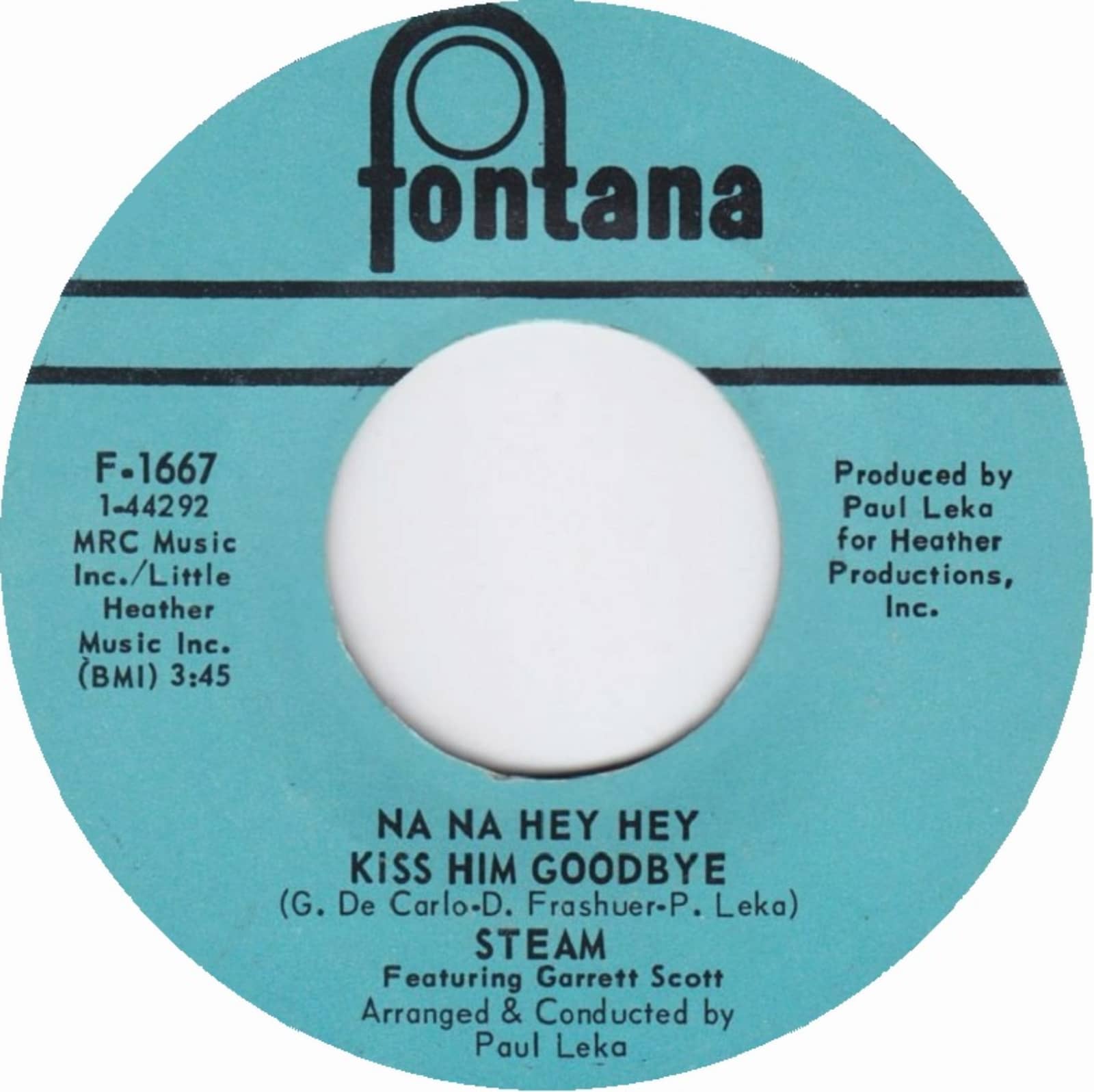 Steam — Na Na Hey Hey Kiss Him Goodbye