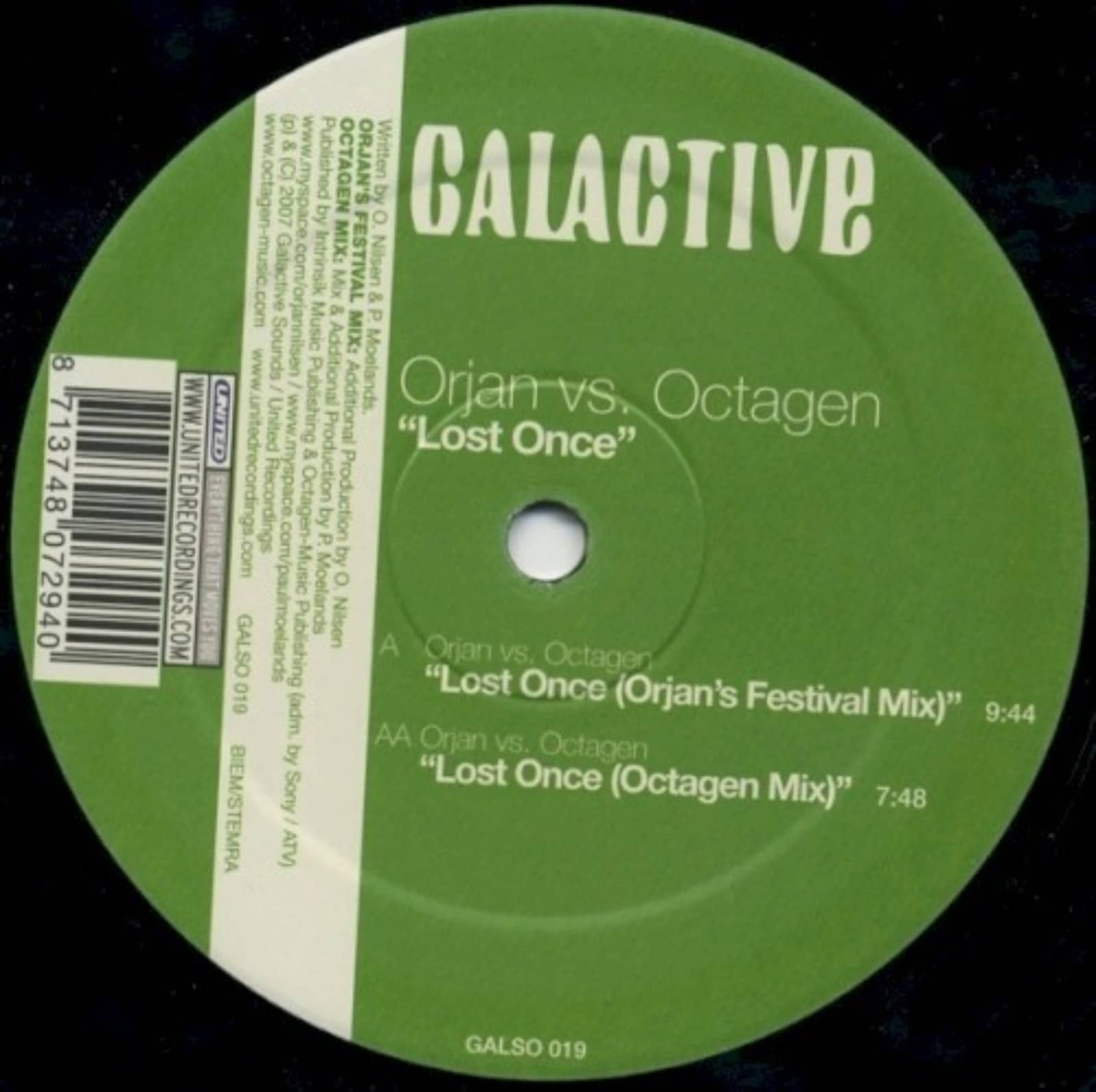 Orjan Vs. Octagen — Lost Once (Orjan's Festival Mix)