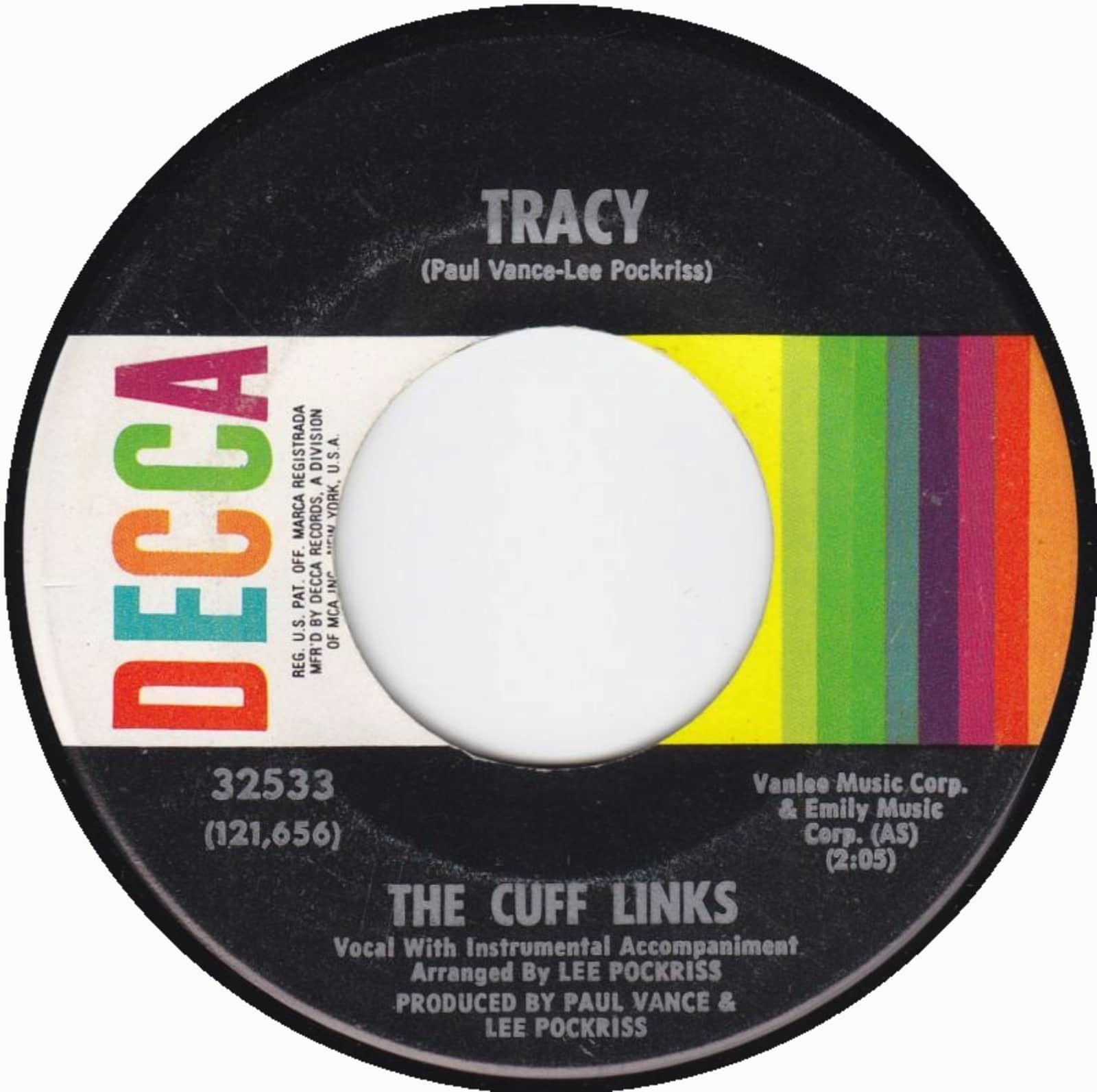 The Cuff Links — Tracy