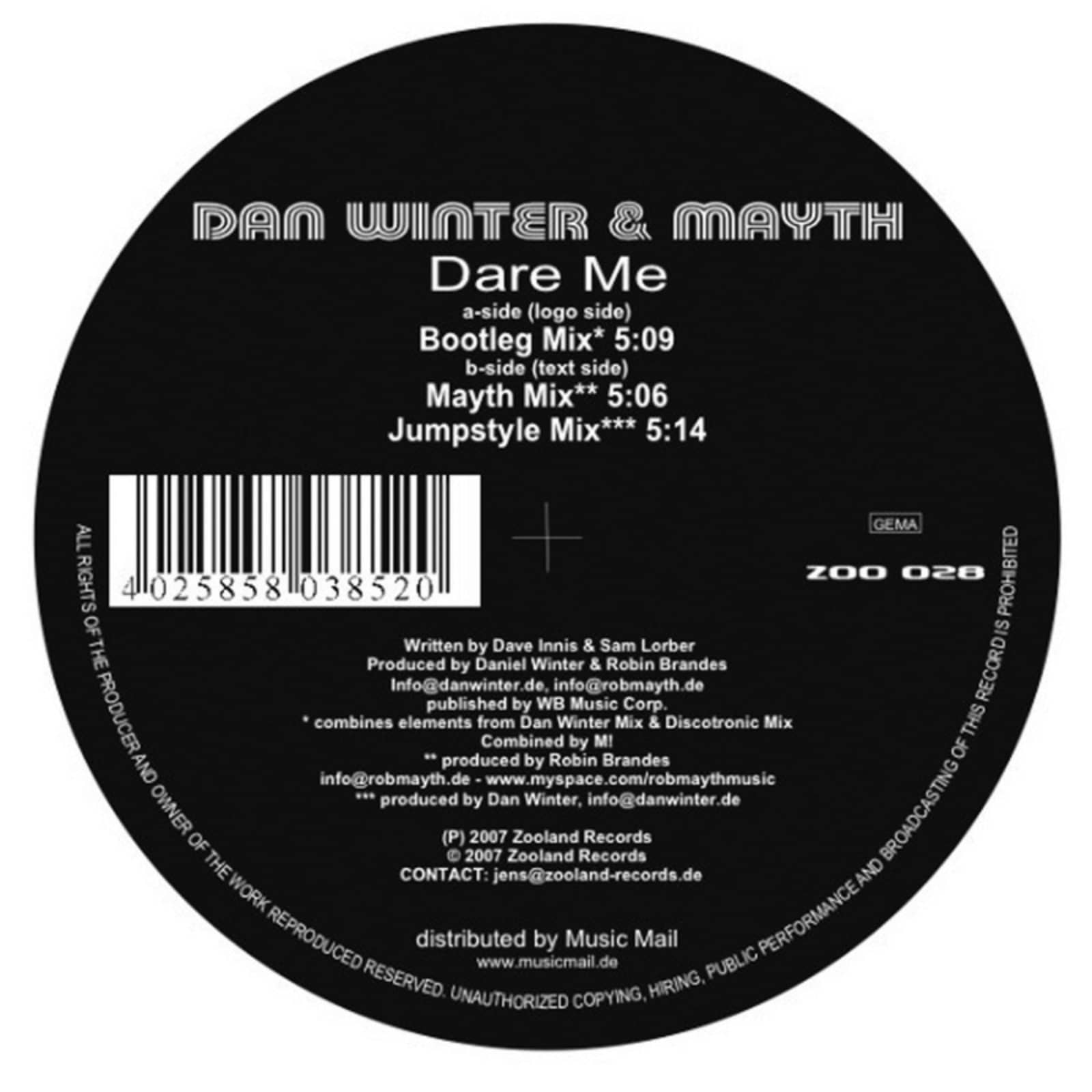 Dan Winter & Mayth — Dare Me (Dan Winter Edit)
