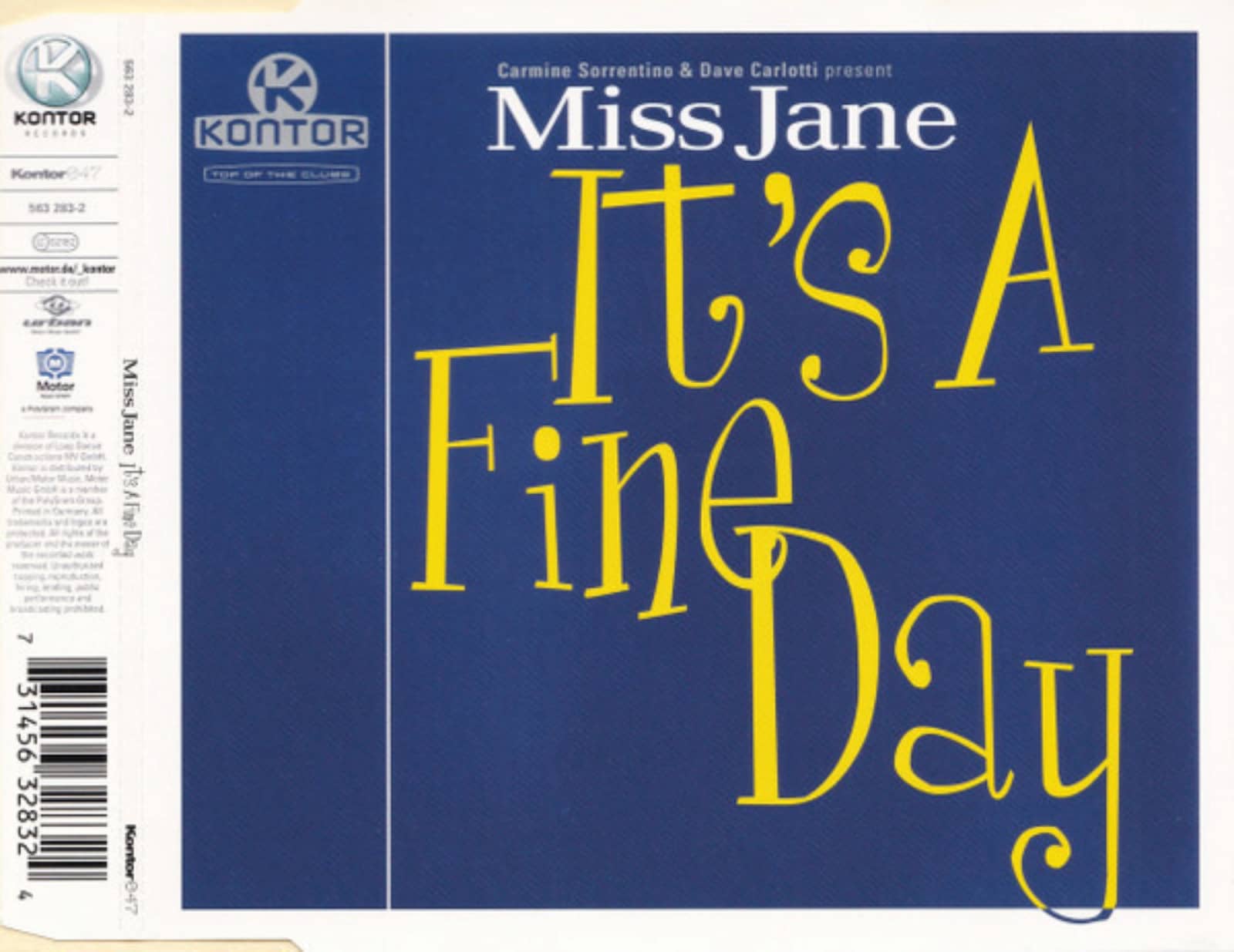 Carmine Sorrentino & Dave Carlotti Present Miss Jane — It's A Fine Day (ATB Radio Mix)