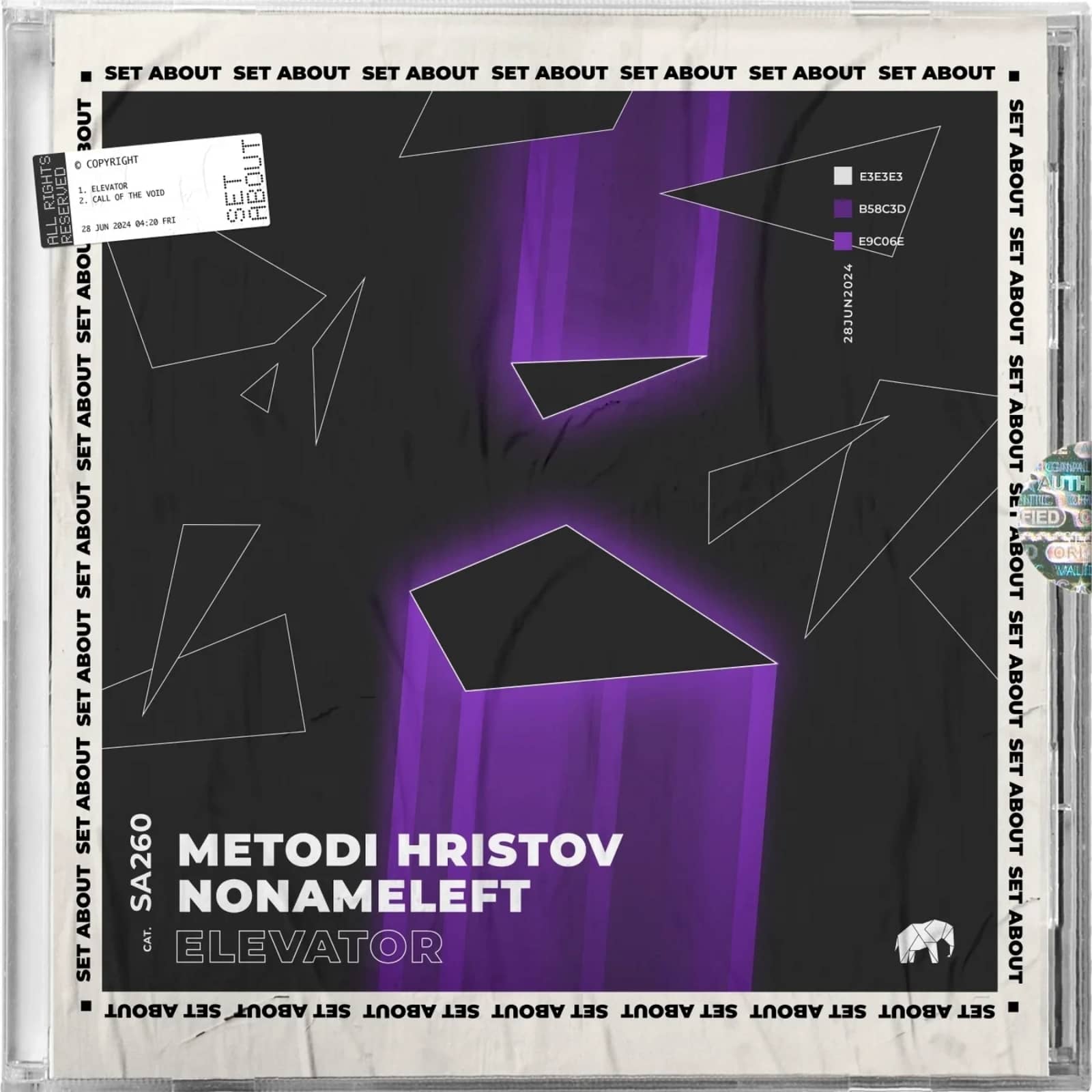 Metodi Hristov & NoNameLeft — Elevator (Original Mix)