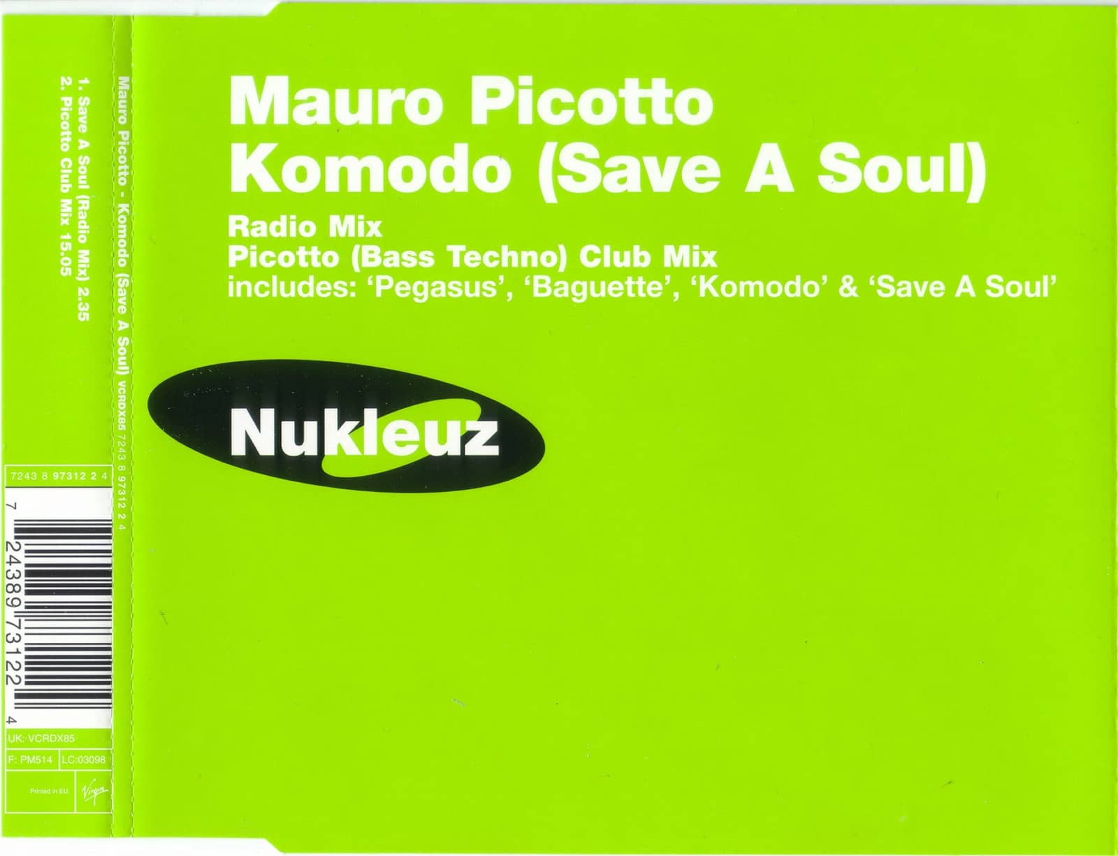 Mauro Picotto — Komodo (Save a Soul) (video edit)